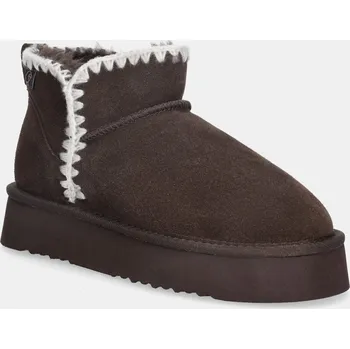 Dámská zimní obuv Semišové sněhule Answear.LAB AW.25.11 hnědá 88X, EUR 41