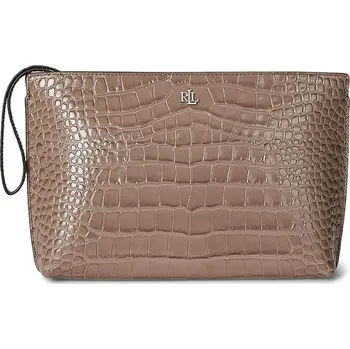 Kabelka Kožené psaníčko Lauren Ralph Lauren černá barva, 432969466 84X, vel. ONE SIZE