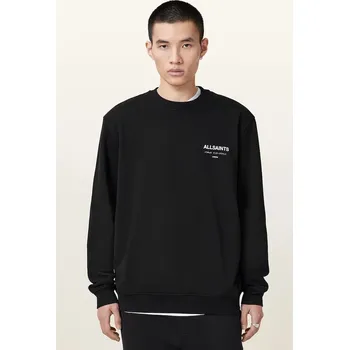 Dámská mikina Bavlněná mikina AllSaints UNDERGROUND M033NB černá 99A, vel. XXL