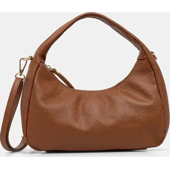 Kabelka Kožená kabelka Answear.LAB 251016-1.hak hnědá 82X, vel. ONE SIZE