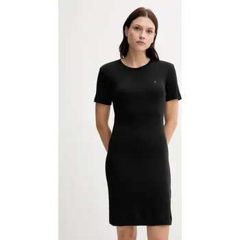 Dámské šaty Bavlněné šaty Tommy Hilfiger WW0WW42721 černá 99X, vel. XXS