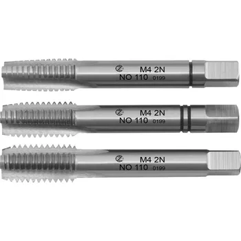 Závitořezný nástroj NÁSTROJE CZ Závitník sadový M4x0,7 sada NO 2N ČSN 22 3010 - 110 - CZZ110-040