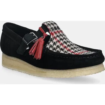 Dámské mokasíny Mokasíny Clarks Originals Wallabee T Bar, 36, černá, 99X