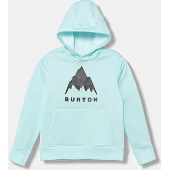 Chlapecká mikina Dětská mikina Burton OAK šedá barva, s kapucí, s potiskem, 162181 60X, vel. 128