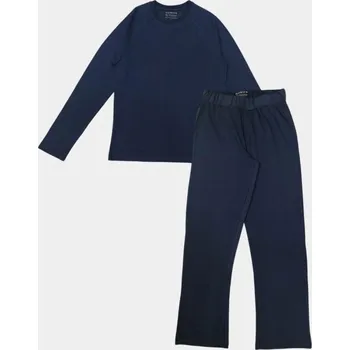 Pánské pyžamo Howick Crew Neck Sn54 Navy Plain M