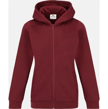 Dámská mikina Slazenger Fitted Full Zip dámská mikina Burgundy 14 (L)
