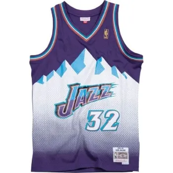 Pánské tričko Mitchell & Ness NBA SWINGMAN ROAD JERSEY JAZZ 1996 KARL MALONE Velikost oblečení: XL