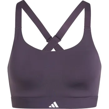 Kalhotky adidas Tlrdim Luxe Hs High Impact Sports Bra Womens Purple XSEG