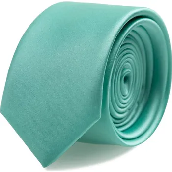 Kravata Slim kravata Carlo Cardini - tmavě mátová