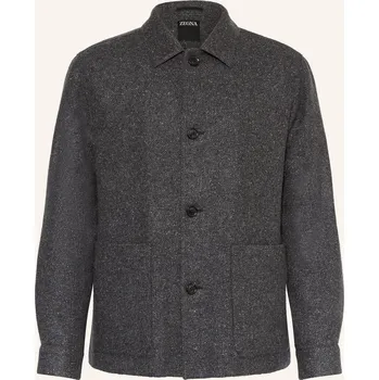Pánské sako Zegna Předsedající, tmavě šedá