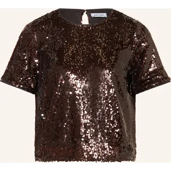 Dámská halenka More & More Dámská Halenka S Flitry, tmavě hnědá, 40