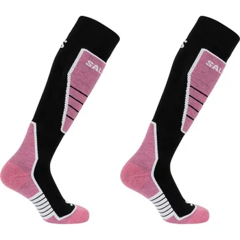Pánské ponožky Salomon Access 2P Sk Jn61 Black/Pink 27-30
