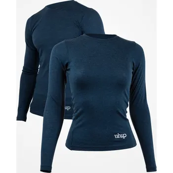 UHIP Triko vlněné Merino UHIP, s dlouhým rukávem, unisex, navy blue 42