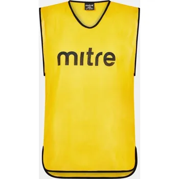 Pánské ponožky Mitre Adults Pro Train Football Bibs Yellow/Black Adults