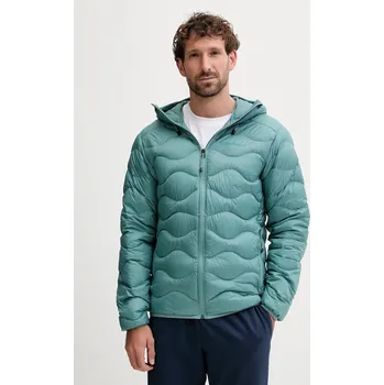 Péřová bunda Peak Performance Helium Down pánská, zelená barva, zimní, G79845 66X, vel. M