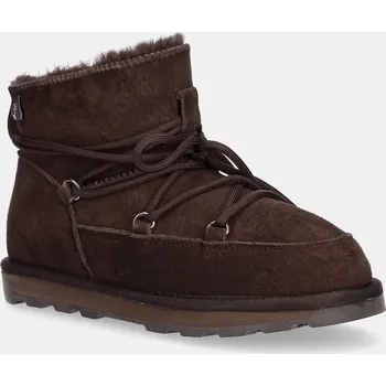 Dívčí obuv Semišové sněhule Answear.LAB AW.25.5.A hnědá 88X, EUR 36