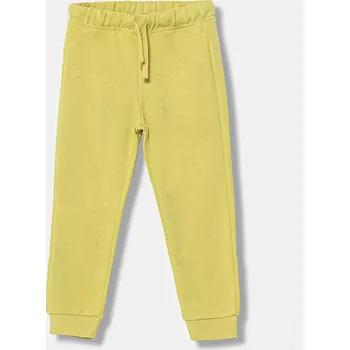 Chlapecké kalhoty Dětské bavlněné tepláky United Colors of Benetton zelená barva, 3J68GF027 3J68GF027.P.Season.9BYA 71X, vel. 90