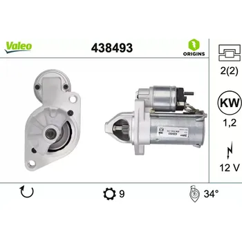 Startér VALEO Startér VALEO ORIGINS NEW VA 438493