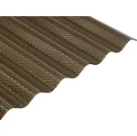 LANIT PLAST Vlnitý polykarbonát Marlon CSE DIAMOND VL 76/18 2,6 mm bronz 1,045 x 3 m