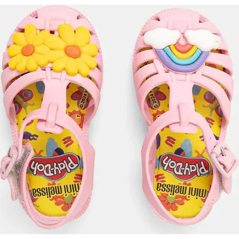 Dívčí sandály Sandály Melissa POSSESSION + PLAY DOH M.35987 růžová 30X, EUR 19/20