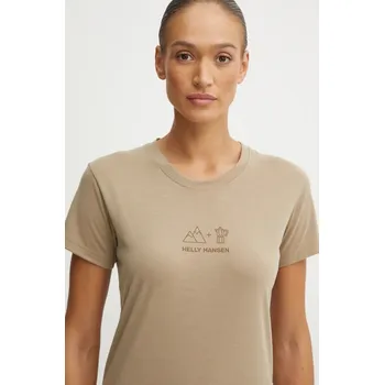 Pánské tričko Tričko Helly Hansen SKOG zelená barva, 63083 01B, vel. XS