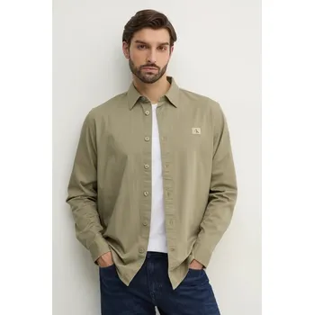 Pánská košile Košile Calvin Klein Jeans J30J327585 zelená 97X, vel. XL
