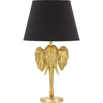 Lampička Stolní lampa Elephant 59 cm černo-zlatá