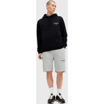 Pánské kraťasy Bavlněné šortky AllSaints UNDRGRND SWEATSHORT šedá barva, M002TC 09X, vel. M