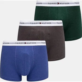 Pánské spodní prádlo Boxerky Tommy Hilfiger 3-pack UM0UM02761 modrá 55B, vel. S