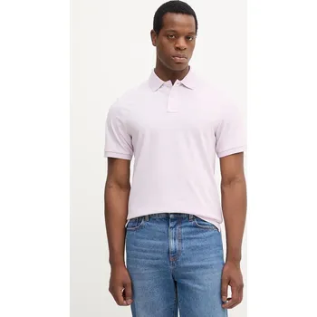 Pánské tričko Bavlněné polo tričko Hackett London modrá barva, HM563426 03D, vel. XXL