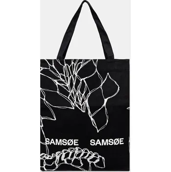 Bavlněná kabelka Samsoe Samsoe SAPRINT U25200001 černá 99A, vel. ONE SIZE