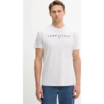 Pánské tričko Bavlněné tričko Tommy Jeans DM0DM20744 šedá 09A, vel. S