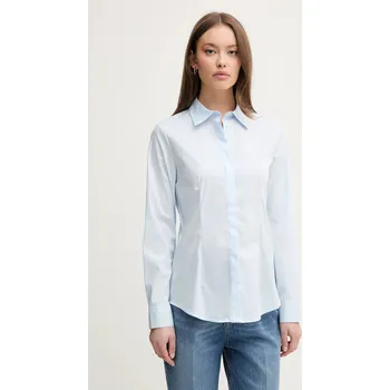 Pánská košile Košile United Colors of Benetton 54KXDQ03B modrá 50X, vel. M