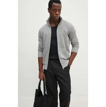 Pánská mikina Mikina Gant pánská, černá barva, hladká 2008006 90X, vel. M