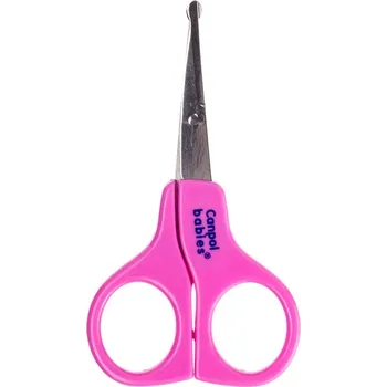 CANPOL BABIES Nůžky s kulatou špičkou růžové