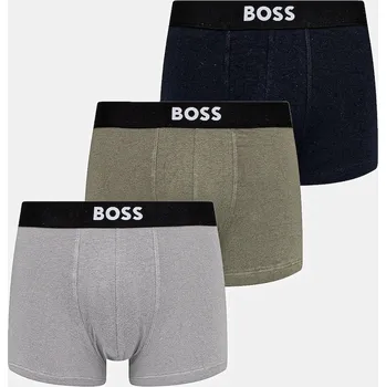 Boxerky BOSS Trunk 3P BOSS ONE 3-pack 50544263 černá 99M, vel. M