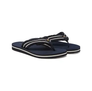 Dámské žabky Žabky Tommy Hilfiger TH Webbing Beach Sandal FW0FW08739 Tmavomodrá 36