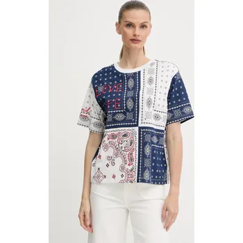 Bavlněné tričko Weekend Max Mara 2525976051600 námořnická modř 59A, vel. XS