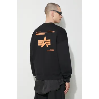 Pánská mikina Mikina Alpha Industries Logo BP, M, černá, 99X