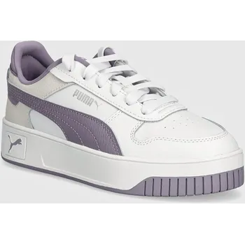 Chlapecké tenisky Dětské sneakers boty Puma Carina Street Jr 393846 bílá 00B, EUR 39