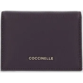 Peněženka Kožená peněženka Coccinelle dámská, černá barva, E2 MW5 17 21 01 E2.MW5.17.21.01 49X, vel. ONE SIZE