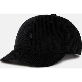 Kšiltovka Manšestrová kšiltovka Carhartt WIP Harlem Cap černá barva, I026890.00EXX, ONE SIZE, 99X