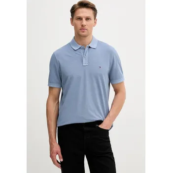 Pánské tričko Bavlněné polo tričko Tommy Hilfiger MW0MW34757 modrá 95C, vel. XL
