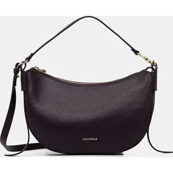 Kožená kabelka Coccinelle černá barva, E1 SHA 13 03 01 E1.SHA.13.03.01 49X, vel. ONE SIZE