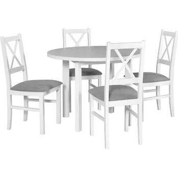 Jídelní set Drewmix Jídelní set stůl Poli 2 + 4x židle Nilo 10