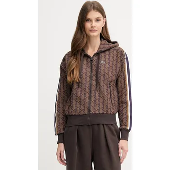 Dámské oblečení Mikina Lacoste SF7606 hnědá 88X, vel. 38