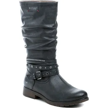 Dámské kozačky Mustang 15M005200300 navy dámské nadměrné kozačky EUR 42