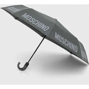 Deštník Deštník Moschino šedá barva, 8064 90A, vel. ONE SIZE