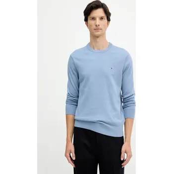 Dámský svetr Svetr s příměsí kašmíru Tommy Hilfiger vínová barva, MW0MW28046 MW0MW28046.9BYY 50X, vel. M