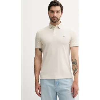 Pánské tričko Polo tričko Tommy Hilfiger MW0MW17771. béžová 01C, vel. XXXL